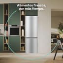 Candy CCG1S 518EX Frigorífico Combi, Ancho 55cm, Altura 1,80m, Capacidad 252L, Cajón Verdulero, Control Mecánico de la temperatura, Iluminación LED, Puerta Reversible, 41DB, Inox - 6