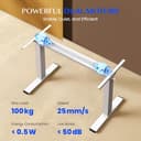 FLEXISPOT E1 PRO Tavolo Regolabile in Altezza a 2 Motori con Memoria Intelligente, Standing Desk Elettrico Motorizzato - 4