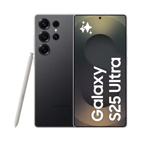 Samsung Galaxy S25 Ultra, AI Smartphone, Galaxy AI, Android Smarphone, 12 GB Memory, 1 TB Storage, 200 MP Camera, S Pen, Long Battery Life, Titanium Black