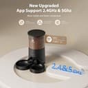 IMIPAW Automatic Cat Feeder - 2 Cats, App Control, 5G WIFI Auto Pet Feeders for Remote Feeding, Programmable 1-10 Meals, 4L Smart Timed Dog Food Dispenser, Fresh Lock Technology, Detachable Clean - 9