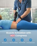 Massagepistole Wärme und Kälte, RENPHO Thermacool Massagepistole Massage Gun mit Hitze Kälte Function, Muskel Massagegerät für Heimbüro-Workout, Ganzkörper Muskelmassage Entspannung - 5