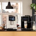 Tchibo Office Kaffeevollautomat mit Wasserfilter, Keramikmahlwerk, Farb-Touchdisplay, 1500 Watt, cremige Milchschaumfunktion, 2 L Wassertank, 30 Tassen am Tag, Schwarz - 8