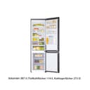 Samsung RL38T607BB1/EF Kühl-Gefrierkombination, 203 cm, 387 l, Kühlschrank mit Gefrierfach, Twin Cooling+, No Frost+, SpaceMax, Optimal Fresh+, Humidity Fresh, Premium Black Steel - 3