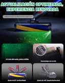 Akunsz Cepillo Eléctrico para Dyson V15 V11 V10 V8 V7 – Cabezal de Cepillo con Luces Láser Verdes, Cepillo de Repuesto con Rodillo Suave para Suelos Duros, Parquet y Superficies Lisas - 6