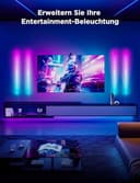 Govee Glide Wall Light LED Wandleuchten RGBIC, 11 Musikmodi und 64 Szenenmodi, Funktioniert mit Alexa und Google Assistant, Smart Lively Lichtleisten für Gaming und Streaming, 6 Stück - 2