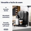 De'Longhi Perfetto Dinamica ECAM350.55.B, Macchina da Caffè Automatica, Chicchi macinati al momento, Caraffa Montalatte Automatica per Cappuccino, 4 Bevande One Touch, Spegnimento Programmabile, Nero - 3