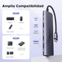 UGREEN Revodok 1071 Hub USB C HDMI 4K Adaptador Tipo C Lector Tarjeta SD TF PD 100W Carga Compatible con MacBook Pro Air M3 M2 M1, iPad, iPhone 17 Pro MAX Air, Galaxy S24 - 6