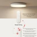 Yeelight Smart Deckenleuchte, Deckenleuchten LED Deckenlampe Close-to-Ceiling Lights 23W 1500 Lumen, 2700K-6500K Dünn, Kompatibel mit Alexa Dimmbar für Wohnzimmer Schlafzimmer Küche Weiß 32cm - 10