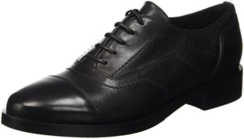 Geox Donna Brogue G, Women's Brogue, Black (Blackc9999), 2.5 UK (35 EU)