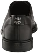 HUGO Men's Kerr Leather Derby Shoe Oxford, Stormy Black, 12 - 3