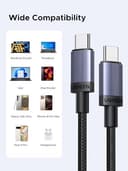UGREEN USB-C to USB C Charger Cable 100W Fast Charging 1M Type C to C Cable Compatible with MacBook Pro M4, iPad Pro 2025, iPhone Air/17/16, Galaxy S25 Ultra, Dell XPS, Surface Pro 9, Pixel 9 - 7