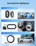 AZDOME Dashcam Auto Vorne Hinten 4K/2,5K GPS WiFi Dash Cam Auto mit Starvis, 64GB SD Karte, Auto Kamera, Parküberwachung, Super Nachtsicht, WDR, 170° Weitwinkel, G-Sensor, Loop-Aufnahme, GS63H Pro - 8