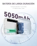 Comfyer Hybrid Video No WiFi&Smart WiFi Baby Monitor para bebé-5" 1080P Split Screen& 2K cámara App Control,Alerta movimiento,Detección sonido,Visión nocturna HD,5050mAh batería, Triple Seguridad,500M - 4