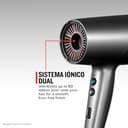 Remington Secador de Pelo Professional ONE, sensor Thermacare para proteger cabello, iónico, 8 ajustes, 4 accesorios, reductor encrespamiento, neceser para guardar, D6078 - 2