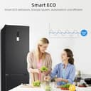 CHIQ Kühlschrank mit Gefrierfach No Frost | 356 L | 200 cm H, 60 cm B, 63 cm T| Smart Kontrol, Eco Mode, Leise 35 dB | 4-Sterne-Gefrieren, Schnellkühlung, LED-Touch-Display | FBM351NEI42 - 8