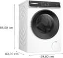 Bosch WGH244A40, Serie 6, Smarte Waschmaschine 9 kg, 1400 UpM, i-DOS, Fleckenautomatik, Iron Assist für weniger Falten, Nachlegefunktion, Active Water Plus, Hygienisch Waschen - 5