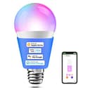 meross Smart Bulb Alexa Light Bulb E27 Works with Apple Homekit, Alexa, Google Home,Voice Control Dimmable Multicolor LED Light Bulb 9W (60W Equivalent), 1 Pack, RGB - 1