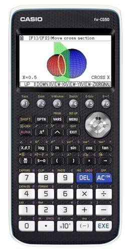 Casio FX-CG50 - Calcolatrice grafica, Schermo a colori ad alta risoluzione (Versione UE)