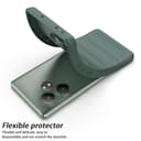 ESTH® Liquid Silicone Hülle für Realme GT 6T 5G/Realme GT Neo6/GT Neo6 SE mit Antibakteriellem Schutz und Kratzfestes weichem Mikrofaserfutter, Rundumschutz Stoßfeste Handyhülle Case, Grün - 8