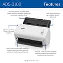 Brother ADS-3100 High-Speed Desktop Scanner | Compact with Scan Speeds of Up to 40ppm - 2