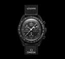 Swatch Orologio da Polso Moonswatch Omega x Mission to the Moonphase Snoopy Nero - 2