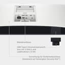 Dell 32 Plus Monitor - S3225QC, 4K UHD (3840x2160), 120Hz, QD OLED, 0.03ms, AMD FreeSync Premium Pro, HDR True Black 400, Dolby Vision, Eingebaute Lautsprecher, 3 USB-C, HDMI, 3 Jahre Garantie - 16