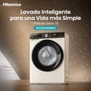 Hisense WF3S1045BW3 - Lavadora, Clase A, 10.5 kg, Auto Dosificación, Conectividad WiFi, Monitor de Consumo, Hygiene Guard, Función Vapor 99.9%, Lavado Rápido, PureJet, Blanco - 16