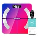 Healthkeep Scales for Body Weight with App 13 Body Composition Metrics, Digital Bathroom Scales with Bluetooth Weighing Scale, App Compatible with iOS Android 11 * 11 Iches (Multicolored) - 1