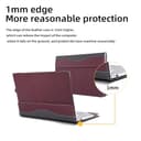 Laptop-Hülle für Lenovo ThinkPad X1 Carbon Gen 9 ThinkPad X1 Carbon Gen12/10/11/X1 Yoga Gen 6/7/8 Hülle 2023 All-Inclusive, sturzsichere Hülle 14 Zoll (35,6 cm), PU-Leder-Innentasche, Weinrot - 9