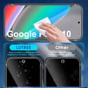 Lutree Cristal Templado para Google Pixel 10, 3+3 Piezas Protector de Pantalla + Protector de Lente de Cámara, Dureza 9H HD Anti-Arañazos Vidrio Templado Película Protectora - 4