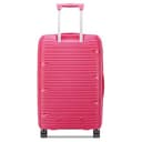 DELSEY PARIS Dune Hardside Expandable Luggage with Spinner Wheels, Viva Magenta, Checked-Medium 25 Inch, Dune Hardside Expandable Luggage with Spinner Wheels - 4