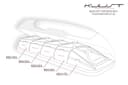KJUST Box da tetto Borse Set 5pz Compatibili Con THULE MOTION XT XL - 7