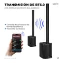 Vonyx VX822 – Pack de 2 Altavoces Columna Activos 1800W con woofer 12" Bluetooth 5.0 DSP emparejamiento estéreo entradas Micro USB XLR RCA diseño portátil Eventos DJ PA Streaming - 7