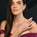 Diamond Treats Bracciale Tennis da Donna, Argento Massiccio 925, con Zirconi Bianchi Super Brillanti da 4 mm di qualità AAA. Questo Bracciale da Donna da 6,5'' è Il Regalo Perfetto per Lei. - 5