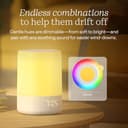 Nanit Sound and Light Smart Baby Night Light and Sound Machine | Audio Monitor | Cry Detection Alert Feature | OK to Wake Alarm Clock for Kids | Temp & Humidity Tracking | Rechargeable Battery | WiFi - 5