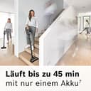 Bosch Akku-Staubsauger Unlimited 8 BSS825MULT, kabellos, HEPA-Filtersystem, 10 Jahre Motorgarantie, hohe Saugkraft, Lange Laufzeit, austauschbarer 5.0 Ah Akku, Schnellladegerät, Mini-Turbo-Düse, grau - 6