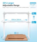 MAIDeSITe Scrivania Regolabile in Altezza con 2 Potenti Motori, 3 Livelli Telaio della Scrivania Elettrica Regolabile in Altezza e 4 Memorie e Funzione di Protezione Anti-collisione -T2 Pro Plus - 2