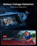 LENCENT Trasmettitore FM Bluetooth per Auto Radio Adattatori Vivavoce Car Kit MP3 Audio Lettore Caricabatterie Auto con 2 Porte USB (5V/2.4A & 1A) - 7