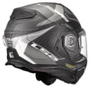 LS2, Casco Moto Modulare ADVANT X CARBON HORIZON Matt Silver Grey, L - 4