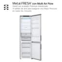 LG GBV21NCDPY.APYQEUZ - Frigorífico Combi, Door Cooling+, Serie 200, Clasificación D, 1.86m, 374L, Inox Antihuellas - 8