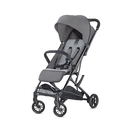 Inglesina Sketch Passeggino Leggero e Compatto, Grigio, Confortevole, fino a 17kg, Chiusura una Mano, UPF 50+