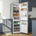 Midea Kühlschrank mit Gefrierfach | 378L Kühl-Gefrierkombination (256L + 122L) | Leise 29 dB | Inverter Kompressor, NoFrost, Metal Cooling, 113 kWh/Jahr | 201 cm Höhe, ‎ Edelstahl MDRB521MGA46D - 8