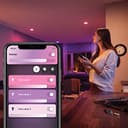 Philips Hue White & Color Ambiance GU10 LED Spot 1er Pack (350 lm), dimmbare LED Lampe für das Hue Lichtsystem mit 16 Mio. Farben, smarte Lichtsteuerung über Sprache und App - 3