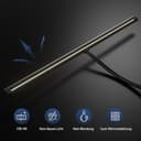 EYOCEAN Schreibtischlampe LED mit Gestensteuerung & Fernbedienung, 24W 80CM Klemmbare Dimmbare Monitor Lampe, Tageslichtlampe für Arbeiter in Büro Leser Architekenden Schneider - 5