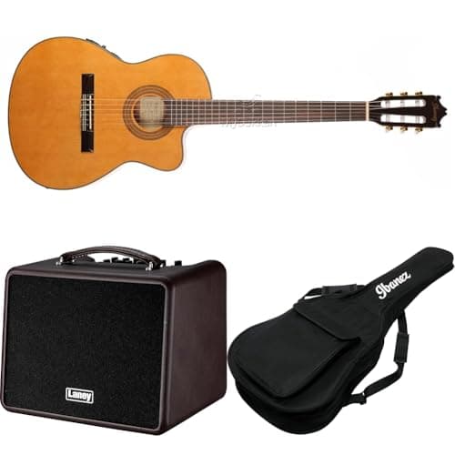 Ibanez GA5TCE-AM Classical Series - Electro-Acoustic Thinline Guitar -, Amber High Gloss