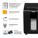Fellowes Aktenvernichter Autofeed, 100 Blatt Minicut (P4), Papierschredder Hybrid mit automatischem und manuellem Einzug für Büro, AutoMax 100M Schredder, sehr leiser Aktenvernichter, 23L Papierkorb - 2