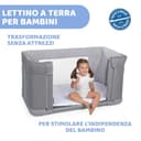 Chicco Next2Me Forever, Culla Neonato Fianco Letto 3in1, Culla che Diventa Lettino Montessori, Fino a 4 Anni (22 Kg), Altezza Regolabile, Buona Circolazione dell'Aria, 4 Ruote, Materasso incluso - 6