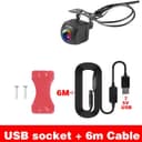 Telecamera Retromarcia Per Android Per IOS Telecamera Posteriore Auto Wi-Fi HD 170 Gradi Wireless Impermeabile Backup 12V 24V(For 12-24V Cars) - 2