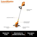 Lawnmaster OcuMow®16 Robot cortacésped sin Cable perimetral y cortabordes à bateria, Corta de 200 a 300 m² de césped con 2 baterias Completamente cargadas Evitaciόn obstáculos, bajo Nivel de Ruido - 5