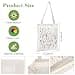 Ymapinc Bolsa de lona para mujer, bonita bolsa de tela reutilizable de algodón estético floral para estudiantes, escuela, compras, color beige, Beige, Talla única - 4